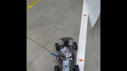 Top down view of navigation